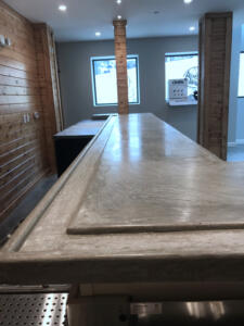 Austin Java Concrete Counters - Texas Concrete Guy